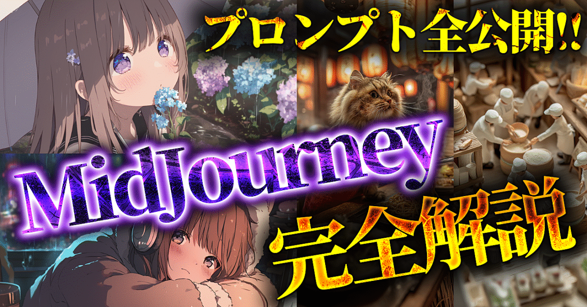 【先行販売】MidJourney完全解説｜AI画像で副業 プロンプト全公開！
