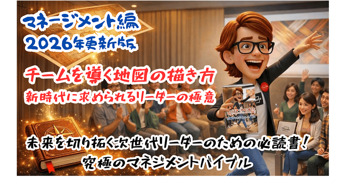 「チームを導く地図の描き方」新時代に求められるリーダーの極意《マネージメント編2026年更新版》